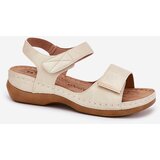 EVENTO Comfortable women's sandals with Velcro gold Iphiope | Shoptok.si
