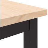  Stol Prirodna 100 x 50 x 77 cm Inženjerska drva i čelik | Eponuda.com