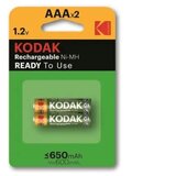 Eastman kodak company Kodak rechargeable ni-mh aaa battery 650mah 2 pack ( 30955042 ) | ePonuda.com