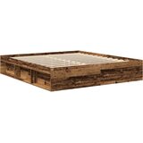  Okvir kreveta bez madraca staro drvo 200x200 cm | shoptok.hr