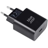  Punjač za telefon Blue Star USB C QC4.0 PD 3A 25W + kabel USB C na USB C crni | Shoptok.si