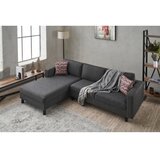  Ugaona garnitura Kale Linen Left Anthracite | Eponuda.com
