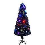  Osvijetljeno božićno drvce sa stalkom i LED 240 cm optička vlakna | shoptok.hr