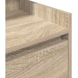 vidaXL Nočne omarice z 2 predaloma 2 kosa sonoma hrast 38x34x80 cm | Shoptok.si