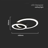  LED plafonsko svetlo LED/20W/230V 3000K crna | Eponuda.com