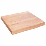 Stolna ploča svjetlosmeđa 40x40x(2-4) cm obrađena hrastovina | shoptok.hr