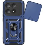 Oem Mayaxess, Ovitek Xiaomi 17 z drsnim pokrovom kamere in magnetnim obročem, Nočno modra, (5000275368) | Shoptok.si
