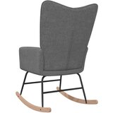  Stolica za ljuljanje od tkanine tamnosiva | shoptok.hr