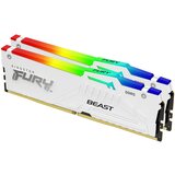 Kingston FURY Beast 64GB DIMM 6000MT/s DDR5 CL36 Kit of 2 White RGB EXPO" | shoptok.hr