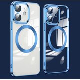 INORCO Za iPhone 11 Funda magnetica para teléfono Protector de lente de vidrio Acrílico + TPU Galvanoplastia transparente Cubierta de teléfono transparente, (22036798) Cene