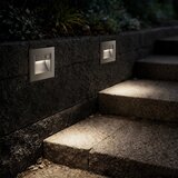  Brilagi - LED svetiljka za stepenište sa senzorom STEP LIGHT LED/1,5W/230V IP44 srebrna | Eponuda.com