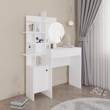 Livetastic Kozmetična Mizica Mup, Bela | Shoptok.si