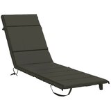  Jastučić za ležaljku GEMERT 100% poliester Antracit - Antracit 200 x 50 x 3 cm Melange | shoptok.hr