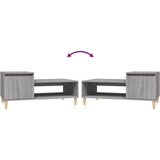  Stolić za kavu boja sivog hrasta 100x50x45 cm konstruirano drvo | shoptok.hr