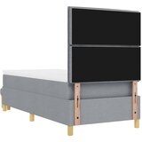 Krevet s opruga kutije Svjetlosiva 200 x 100 cm tkanina | Eponuda.com