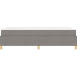  Krevetna konstrukcija Sivo-smeđa 120 x 190 cm tkanina | shoptok.hr