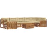 Set vanjskih sofa 8 kom. Prirodna i bež | shoptok.hr
