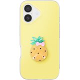 AVIZAR Ovitak za iPhone 17 s 3D motivi ananasa, Rumena, (5000274652) | Shoptok.si