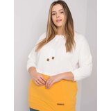 RELEVANCE Sweatshirt-RV-BL-6845.51P-white-yellow Cene