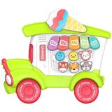 Interaktivni edukativni piano DOREMI u obliku vozila sa sladoledom - zeleni | shoptok.hr