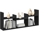 vidaXL Zidni ormarić crni 100x18x40 cm od konstruiranog drva | shoptok.hr