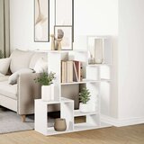 vidaXL Sobna pregrada / regal za knjige bijeli 92x29x112 cm drveni | shoptok.hr