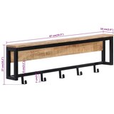  Stalak za kapute 87 x 10 x 27 cm masivno grubo drvo manga | Eponuda.ba