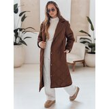 DStreet Płaszcz pikowany damski TRENDIFY brązowy TY4379 | Shoptok.si