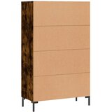  Visoka komoda boja hrasta 69,5 x 31 x 115 cm konstruirano drvo | shoptok.hr