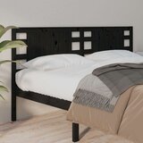  Uzglavlje crno 206 x 4 x 100 cm od masivne borovine Cijene