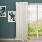 Casa Selección Bež zavesa iz mešanice lana 140x260 cm Nodes – | Shoptok.si