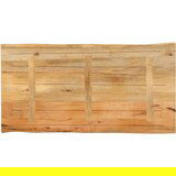 Stolna ploča 120x60x3 8cm od masivnog drva manga sa živim rubom | shoptok.hr