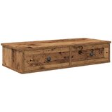  Zidna polica s ladicama staro drvo 80x34x17cm konstruirano drvo | Eponuda.com