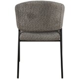 Hom`in naslanjač, les, kovina, tekstil siva | Shoptok.si