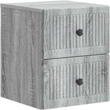  Stenski nočni omarici 2 pcs Siva Sonoma 33 x 34,5 x 40 cm, (5000210036) | Shoptok.si