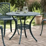 vidaXL Vrtni stol zeleni Ø90x75 cm od lijevanog aluminija | shoptok.hr