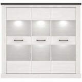 Premium Living Vitrina Montreal, Bela, Barva Pinije | Shoptok.si