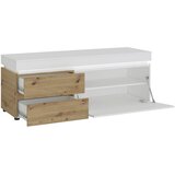 Modern Living Tv-element Luci, Bela, Barva Hrasta | Shoptok.si