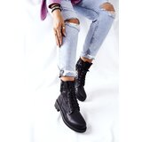 EVENTO High boots Workers With Sliders Black Maisa | Shoptok.si