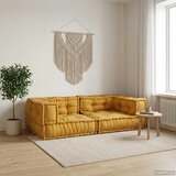  Modularna sofa s 2 sjedišta, žuta, 140x70x36, tkanina | shoptok.hr