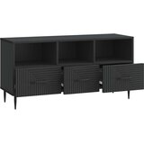 TV omarica s predalom Črna 102 x 34,5 x 50 cm Inženirski les, (5000210317) | Shoptok.si