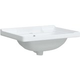 vidaXL Kupaonski umivaonik bijeli 61 x 48 x 23 cm pravokutni keramički | shoptok.hr