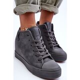 Big Star Women's Leather Sneakers On Platform | Shoptok.si