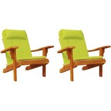 vidaXL Blazina za stol z blazino 2 pcs Svetlo zelena 58 x 77 x 4.5 cm, (5000043746) | Shoptok.si