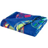 Catherine Lansfield Plava deka za bebe od mikropliša 130x170 cm Bright Football – Cijene