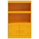 vidaXL Komoda boja senfa 67 x 39 x 107 cm čelični | shoptok.hr