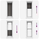  Plisirana roleta crna 40x100 cm širina tkanine 39 4 cm | shoptok.hr