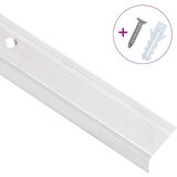  Rubnjaci za stepenice L-oblik 15 kom aluminijski 90 cm srebrni | shoptok.hr