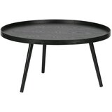 WOOOD Črna klubska mizica Mesa, Ø 78 cm Cene