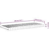  Madrac od pjene Bijeli 90x190 cm 7-zonska tvrdoća 20 ILD - 1 | shoptok.hr